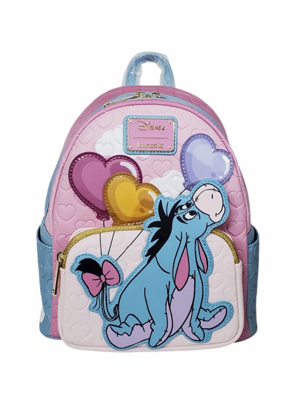Disney Loungefly Winnie The Pooh Eeyore Balloons Mini Backpack NWT - Picture 2 of 4